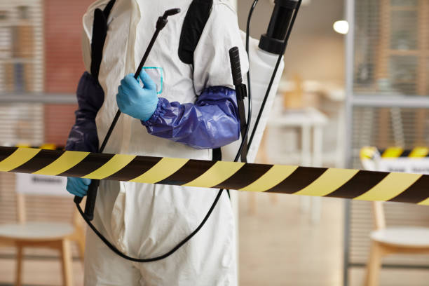 Professional Blood Cleanup technician working in Hampton Bays, NY